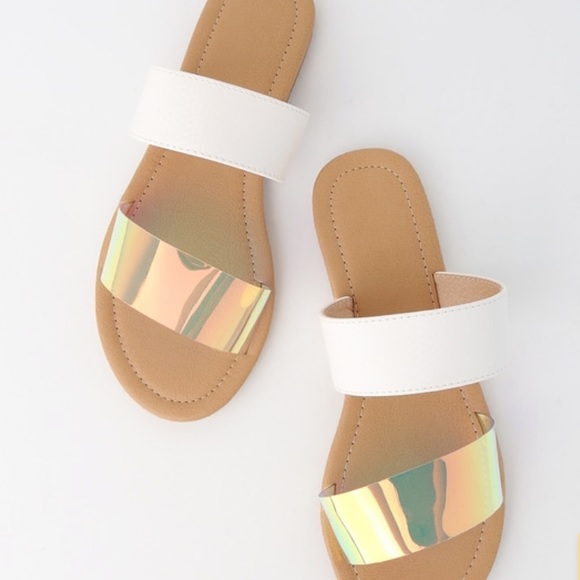 Lulus Shoes - Lulu slide sandals